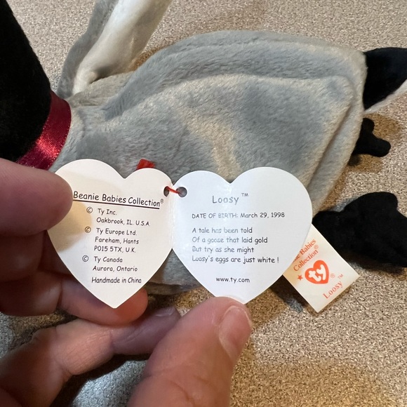 New Ty. Looty the duck, Stretch the Ostrich - Picture 3 of 8